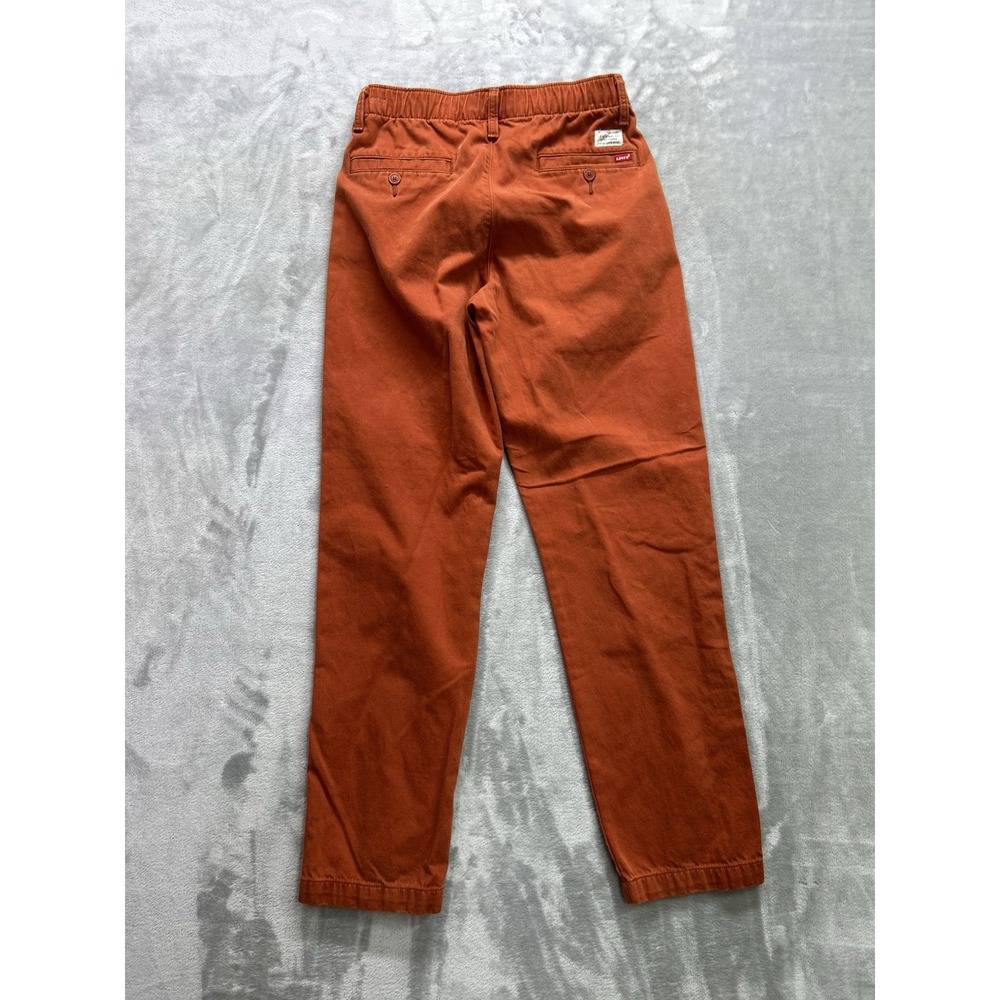 Levi's XX Chino EZ Pants Mens XS 26x31 Red Tapered Drawstring Golf Two Horse - Picture 2 of 14